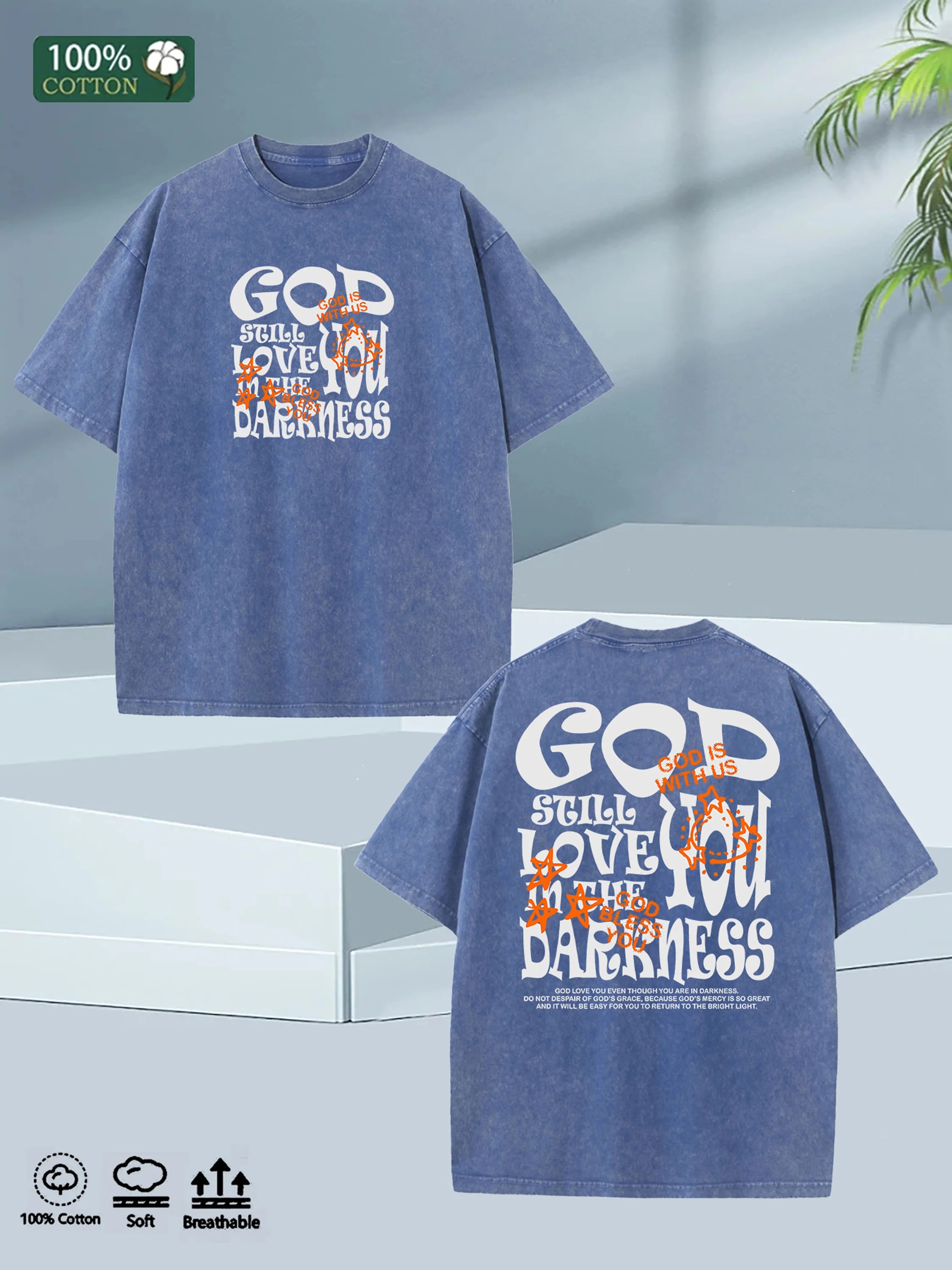 “God Loves You” Vintage Oversized Tee