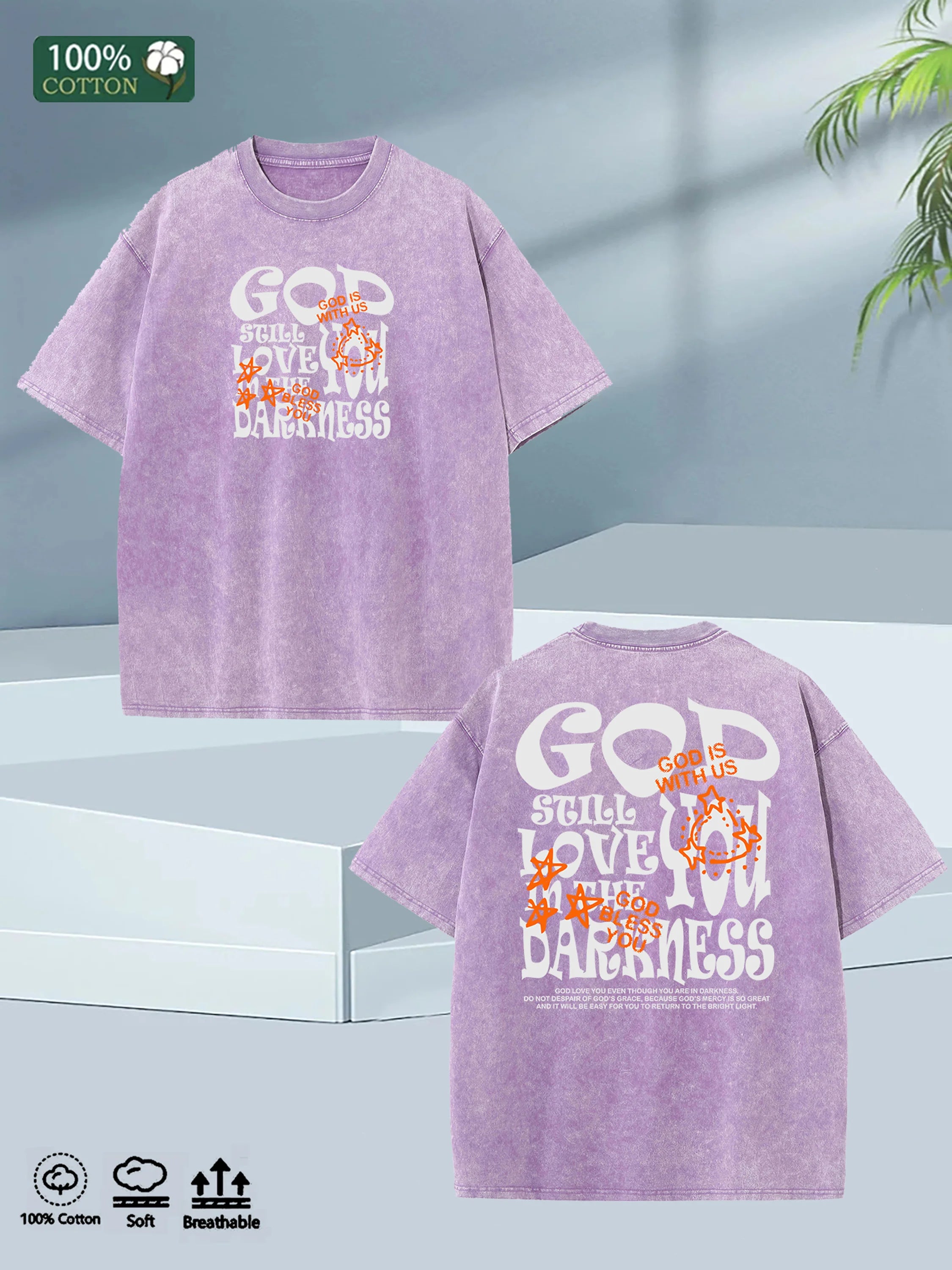 “God Loves You” Vintage Oversized Tee