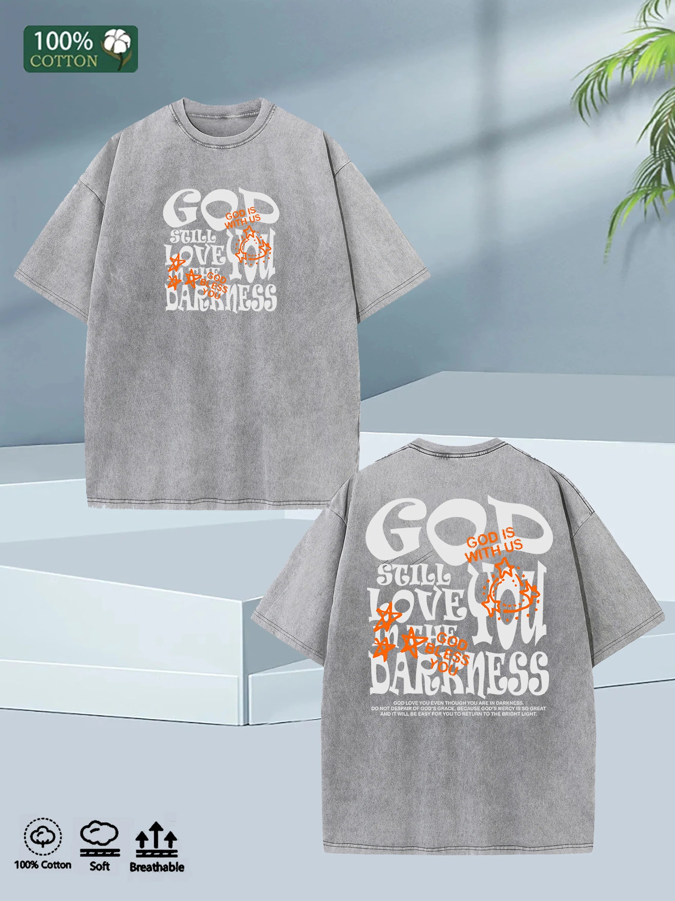 “God Loves You” Vintage Oversized Tee