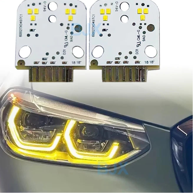 BMW X3 G01 / X4 G02 CSL-Style Yellow DRL LED Chip Upgrade (2018-2023)