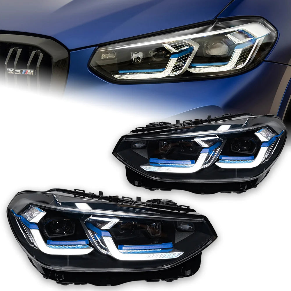 BMW X3 G01 / X4 G02 F97 F98 LED Headlights – 6000K Super Bright OEM-Style Retrofit Upgrade (2017–2023)