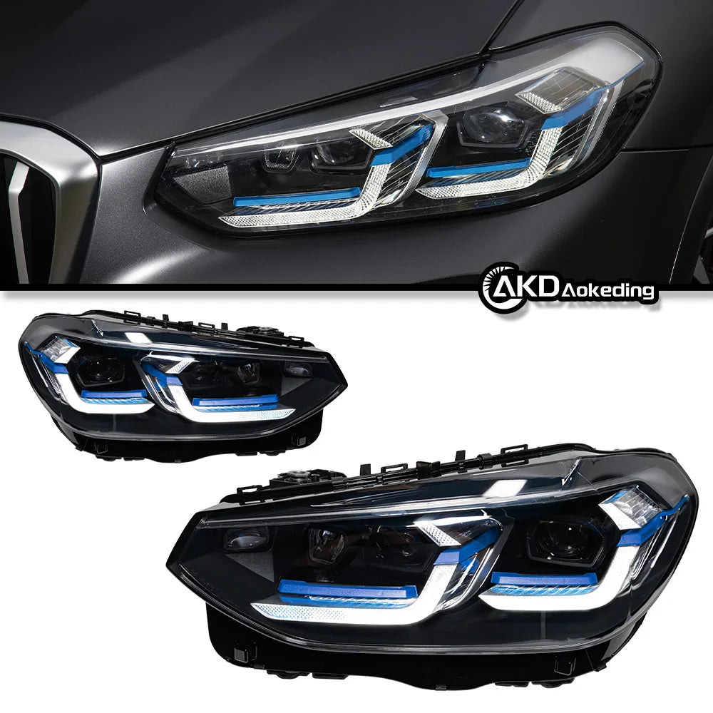 BMW X3 G01 / X4 G02 F97 F98 LED Headlights – 6000K Super Bright OEM-Style Retrofit Upgrade (2017–2023)